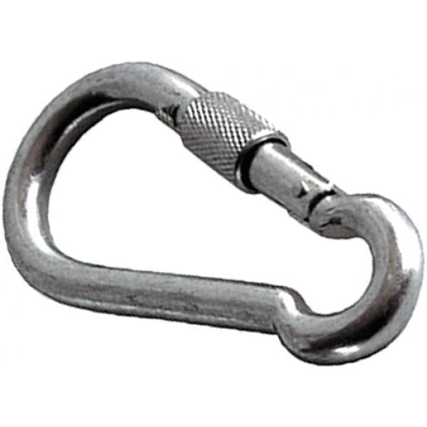 Mosquetão Inox C/Rosca A2-80mm