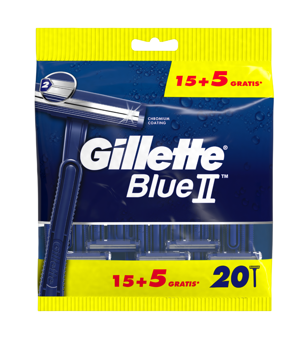 MAQ BARB GILLETTE BLUE II 15+5