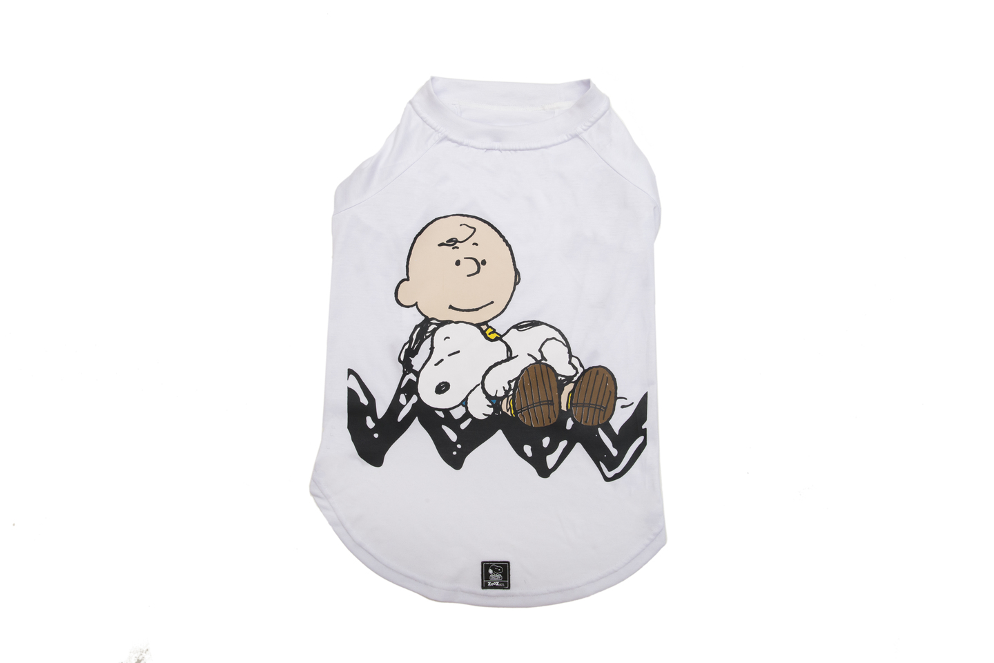 T-shirt Charlie Brown Sleep Branca - XL