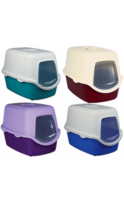 Trixie WC Vico Litter Tray with Dome - Lilas & Violeta