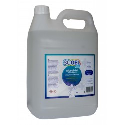 Álcool Gel 5L SOGEL 70% (solução mais liquida) - Pack : 1 Unidade