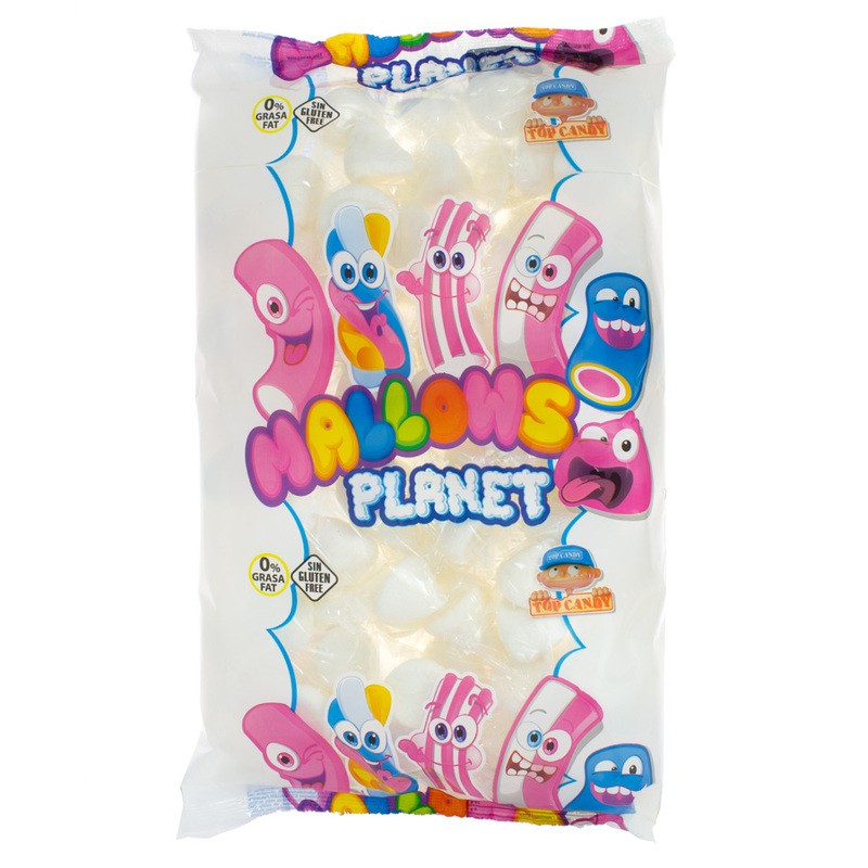 Marshmallow Branco embalado individualmente