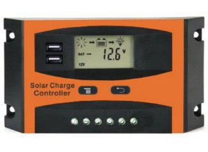 CONTROLADOR DE CARGA PWM 12/24VDC 20A