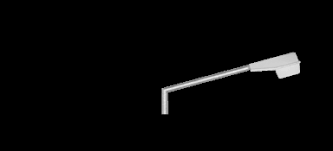 BRAÇO SIMPLES OCTAGONAL 0.75M