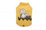 T-shirt Charlie Brown Sleep Amarela - S