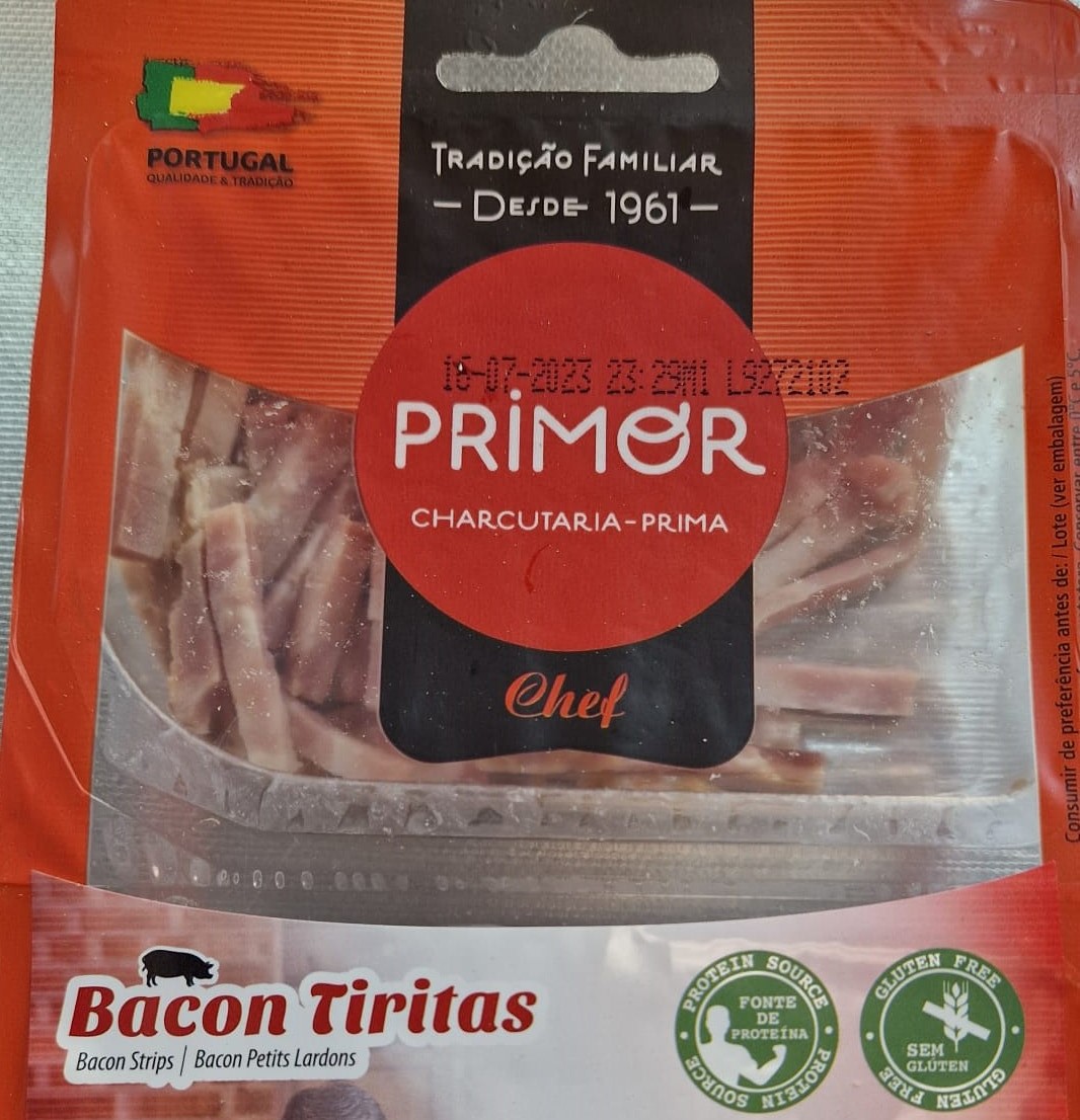 BACON  TIRITAS "CHEF" PRIMOR  120GR