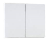 Tecla Dupla Branca 90611TBR Efapel