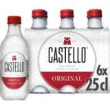 AGUA C/ GAS CASTELLO 6X250ML