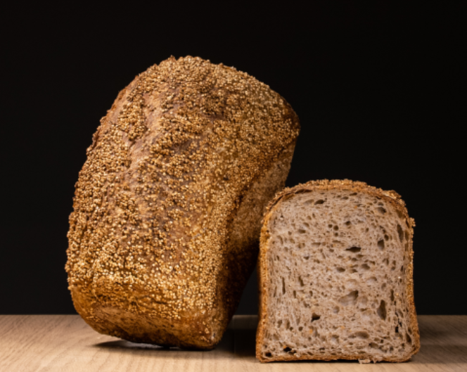 Pão Quinoa Forma Media, Gleba 