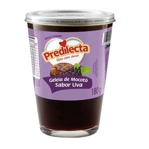 GELEIA MOCOTO SABOR UVA 180G PREDILECTA