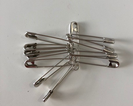 Alfinetes Ama aço 27mm