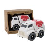 Giros eco carro bio plástico roda livre 18 cm