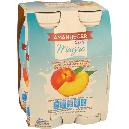 Amanhecer Iogurte Liquido Magro Pessego 170ml