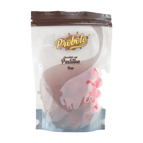 CHOCOLATE PASTILHA ROSA 250G