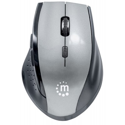 MOUSE MANHATTAN WIFI CURVE CINZENTO/PRETO