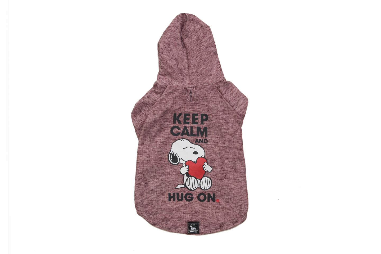 Hoodie Snoopy Keep Calm and Hug On - S