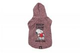 Hoodie Snoopy Keep Calm and Hug On - S
