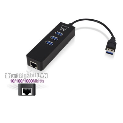 HUB EWENT USB 4X USB 3.1 PORT GIGABIT