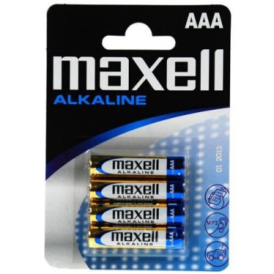 PILHA AAA LR03 PK/4 MAXELL ALKALINE (1/12)