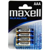 PILHA AAA LR03 PK/4 MAXELL ALKALINE (1/12)