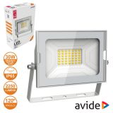 Projetor led 30W branco IP65 4000K Avid