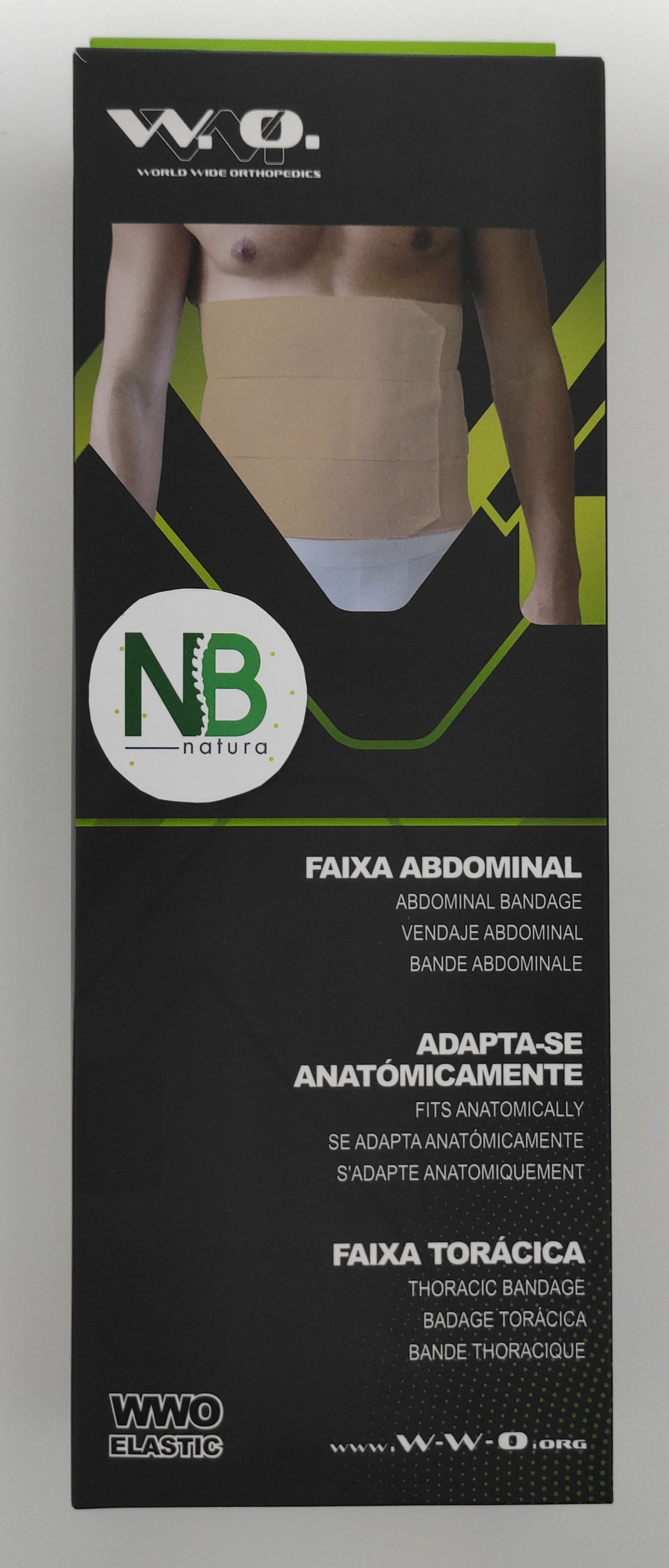 w.w.o. faixa abdominal 3 bandas ref 421 T. M