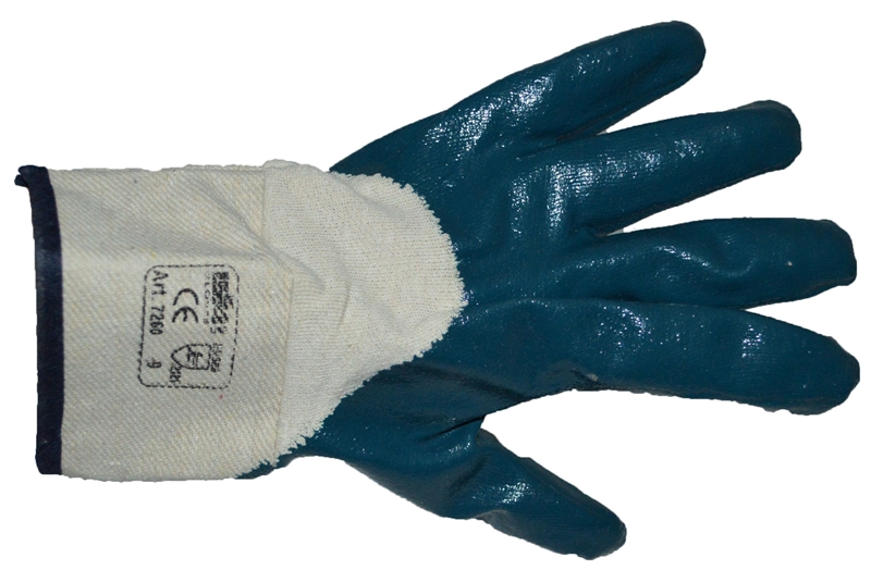 Luva Azul Nitrilo Grosso Nº 9 