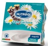 IOGURTE AROMA NUTRÉGI S/LACTOSE NATURAL AÇUCARADO (PACK 4UNID) 