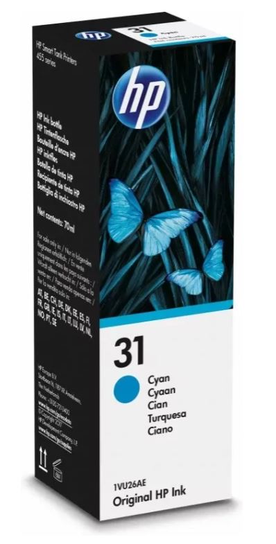 TINTA CIAN HP 31