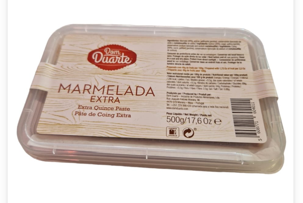 MARMELADA EXTRA DOM DUARTE 500G