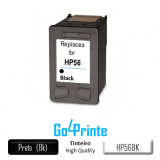 Tinteiro para HP n. 56 - C6656A - preto - 19ml