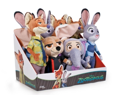 ZOOTROPOLIS 25CM SORTIDO 