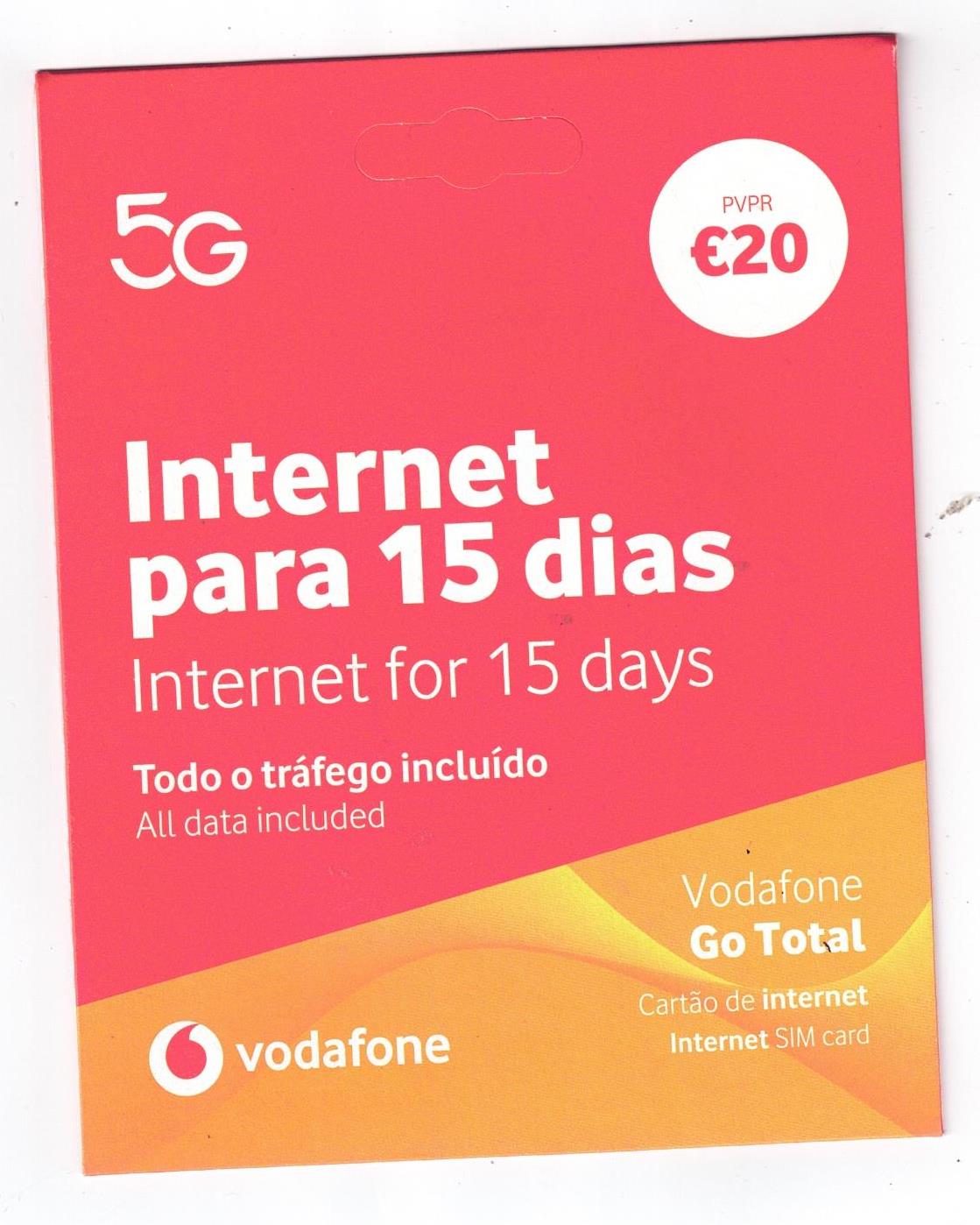 Cartão Vodafone GO Total