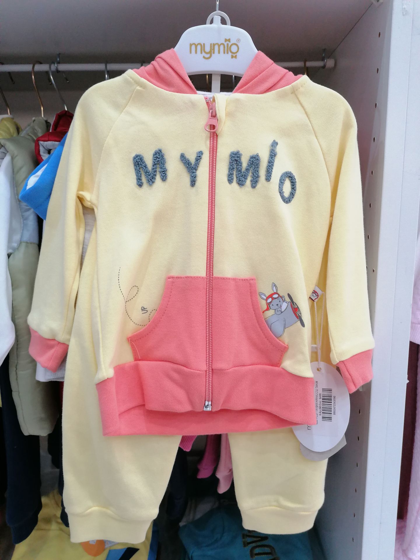 Casaco Cardigan Coelho Piloto Mymio Baby