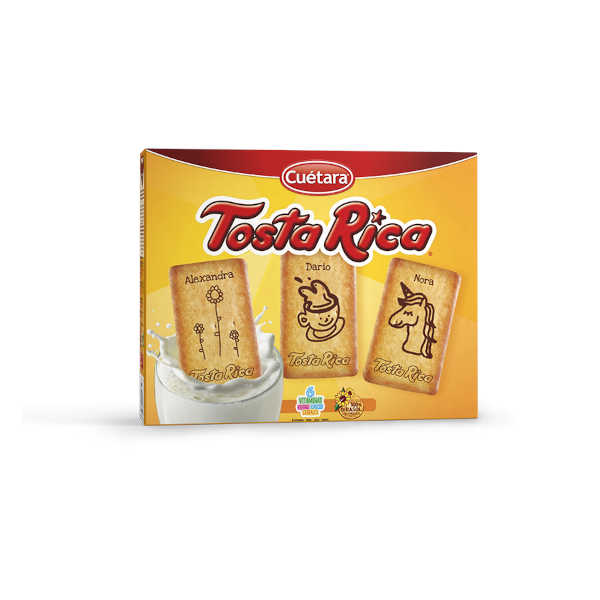 TOSTA RICA CUETARA 190GR