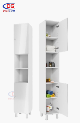 Armário Coluna para casa de Banho 190x30 Branco