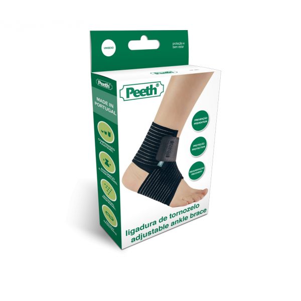 Ligadura Tornozelo Preto ref. 201 T/P