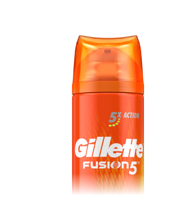 ESPUMA BARBEAR GILLETTE FUSION PELE SENSÍVEL 250ML