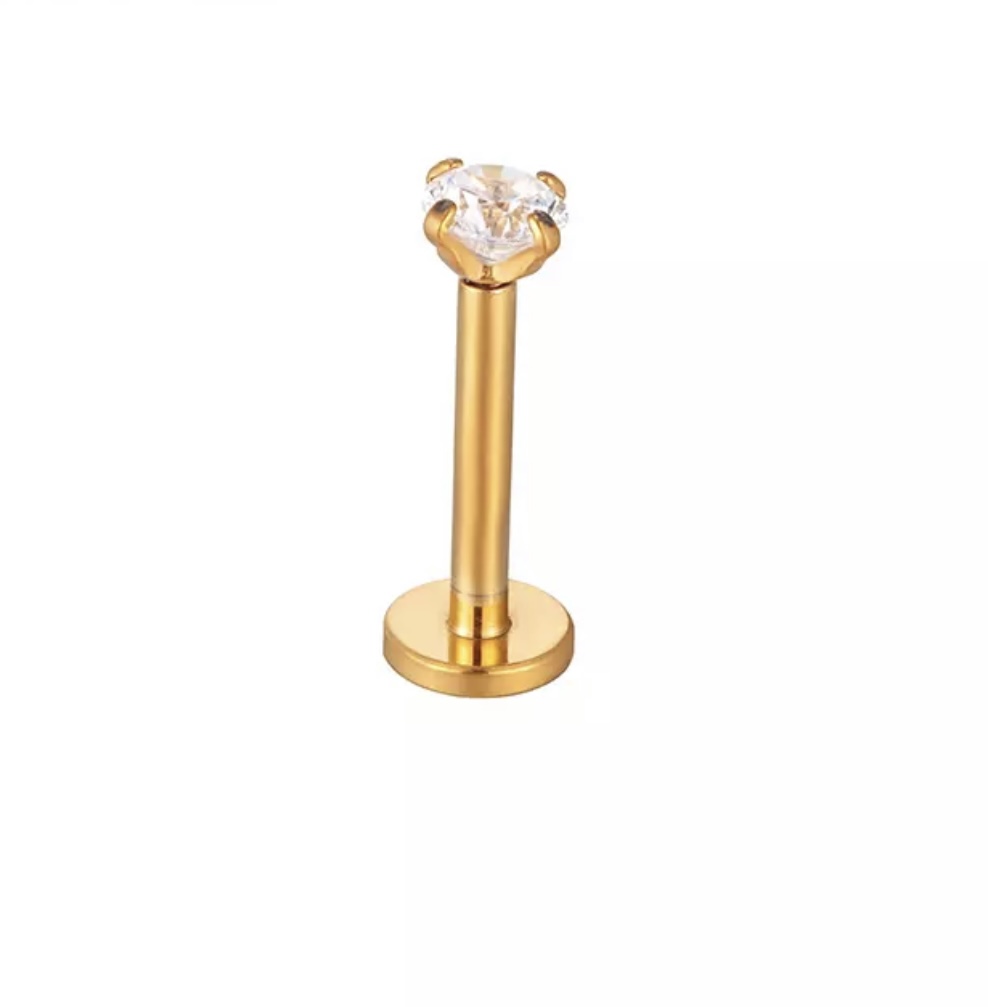 Ponto Luz 3mm Gold Titânio Duplicado