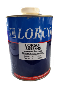 Verniz Poliuretano Brilho P/Madeira 1 Lt Lorsol