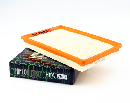 Filtro de ar HiFlo-Filtro HFA7918 para BMW S 1000 RR 08-18, S 1000 R 13-20, S 1000 XR 17-19 (K49), HP4, substitui o original BMW 13717717842