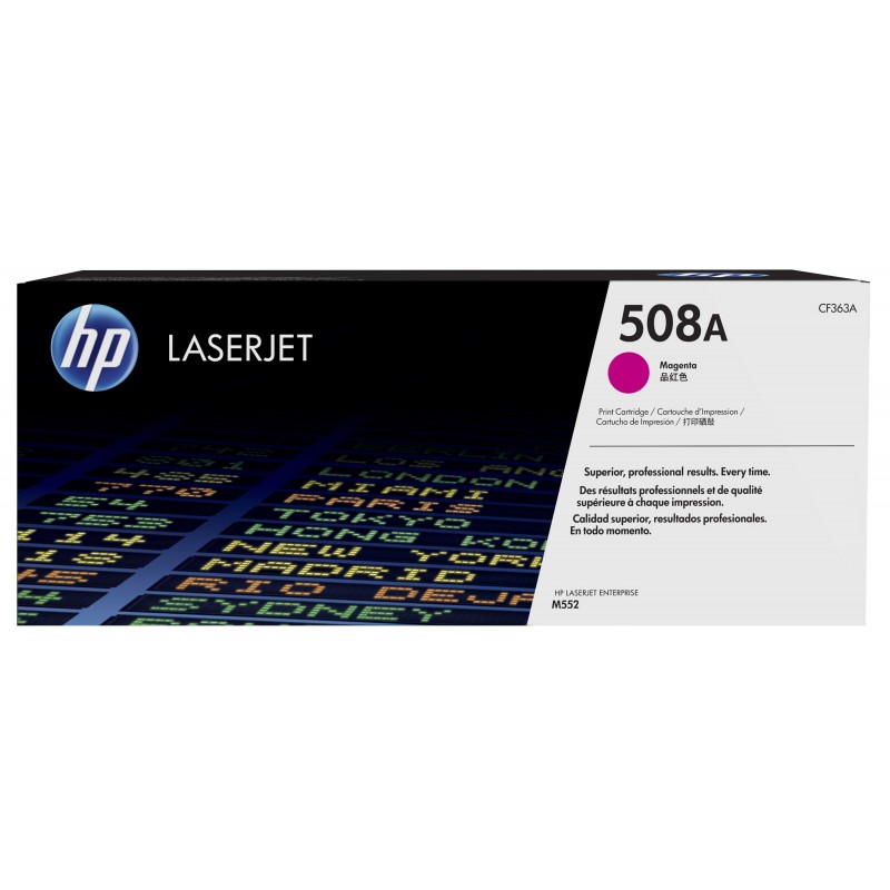 TONER HP CF363A * MAGENTA M550 SERIE 5K PAG 508A