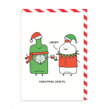 Christmas Spirits Christmas Card