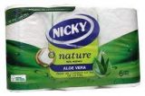Papel Hig.Nicky Nature Aloe Vera 6 Rolos