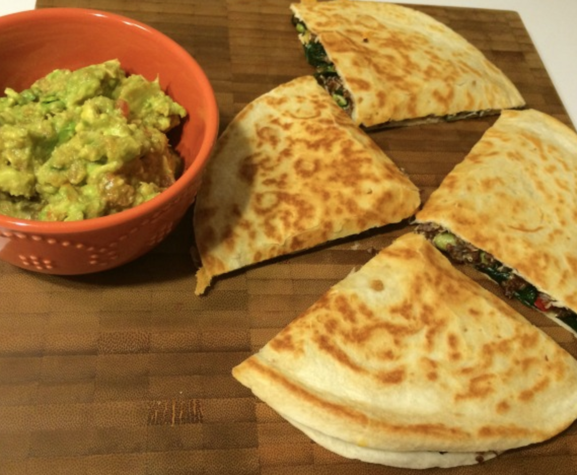 Quesadilla with Guacamole