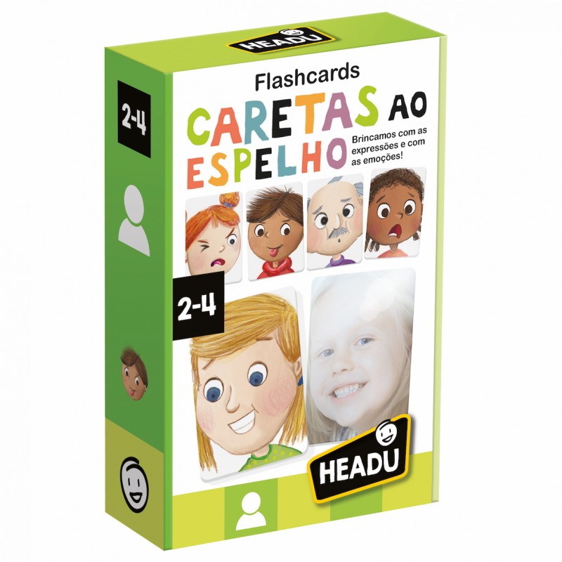 FLASHCARDS CARETAS AO ESPELHO