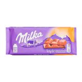Tablete de Chocolate Milka Triple Caramel 90g