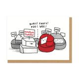 GREETING CARD SQUARE IMMATURE CHEESE OHH DEER