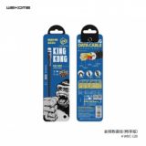 cable usb to type c cabo de carregamento rapido king kong wdc-128A 1mtr