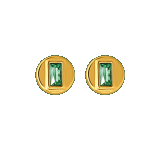 Pendiente Oro Leone Moonila